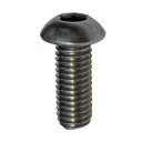 Halbrundkopfschraube (abgeflacht) mit Innensechskant, AISI304, M8x12